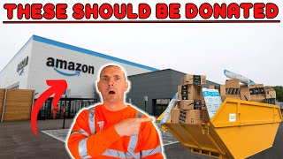DUMPSTER DIVING AT AMAZON WAREHOUSE (LOOK WHAT I FIND!!)