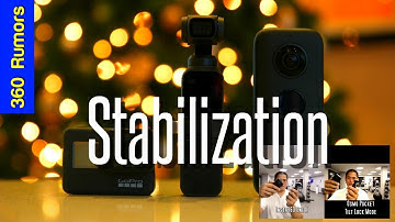 Osmo Pocket stabilization vs Hero 7 vs Insta360 One X comparison side by side