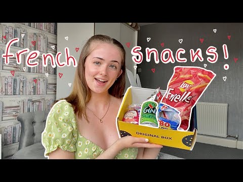 TRYING FRENCH SNACKS | snack surprise box