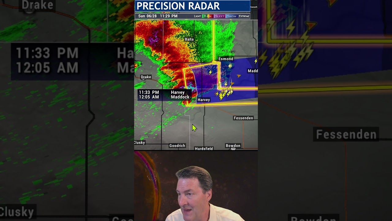 Severe Weather Alert: Hail & Wind Threat North Dakota