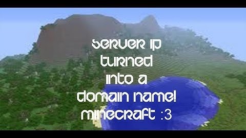 How to change your Minecraft Server IP into a Domain name for free!