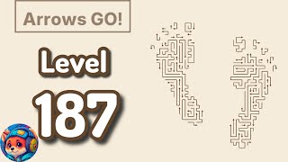 Arrows GO! — Level 187 Walkthrough & Solution 🧩✨ 