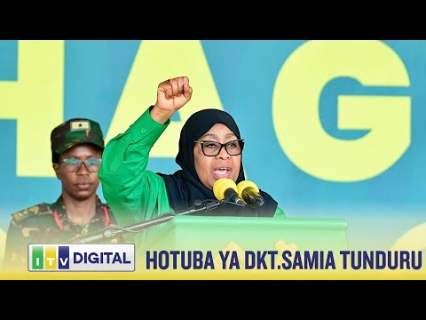 HOTUBA YA MGOMBEA URAIS CCM DKT SAMIA NAKAPANYA TUNDURU