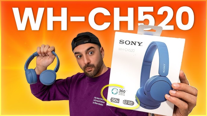Caque Bluetooth Sony - WH-CH520 - Bleu