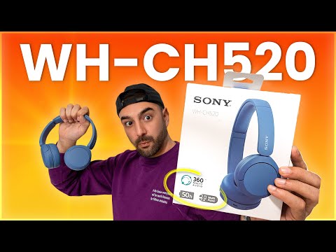  Sony WH-CH520 Wireless Headphones Bluetooth On-Ear