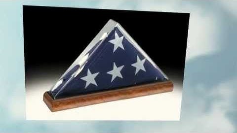 Flag Display Case - Acrylic Flag Cases For 5