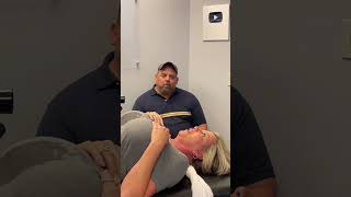 Severe leg pain relieved with one loud crack #chiropractic #backpain #asmr