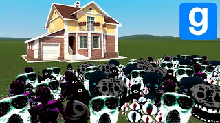 ROBLOX DOORS FAMILY VS HOUSES!! (Garry's Mod)