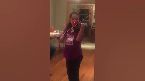 Amelie plays Rudolph