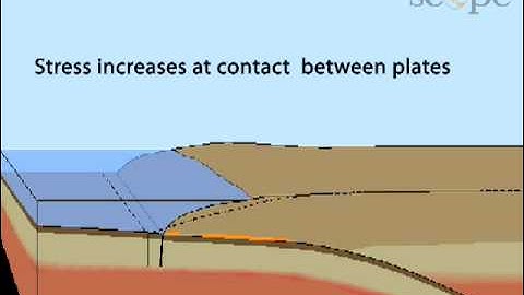 Elastic Rebound in a Subduction Zone