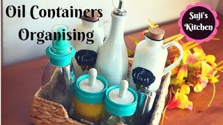 How to Organise Oil Containers|| Oil Containers storing tips & ideas
