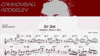 Video-Miniaturansicht von „Dat Dere - Cannonball Adderley Solo Transcription“