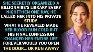 I Was a Cleaner in a Billionaire's Library. He Discovered My Secret