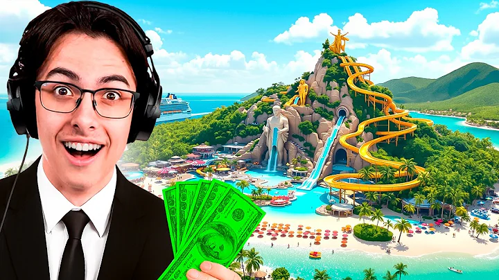 MY WATERPARK IS MAKING ME RICH! (Waterpark Simulator Part 2)
