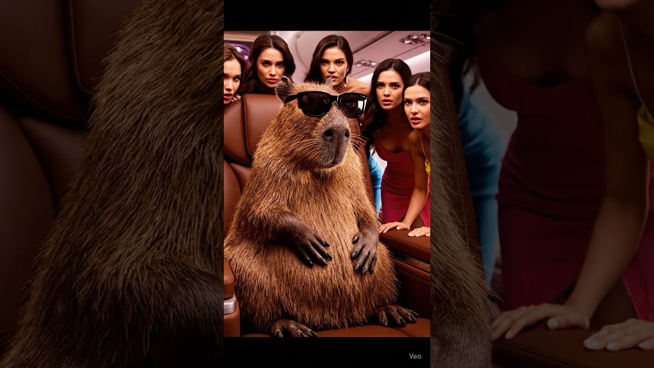 Capybara Party Went Wild at 30,000 Feet!