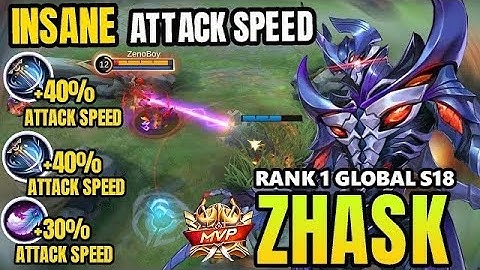 TRY THIS!! ZHASK build ~ New Revamped Gameplay!! - Build Top 1 Global ZHASK ~ MLBB
