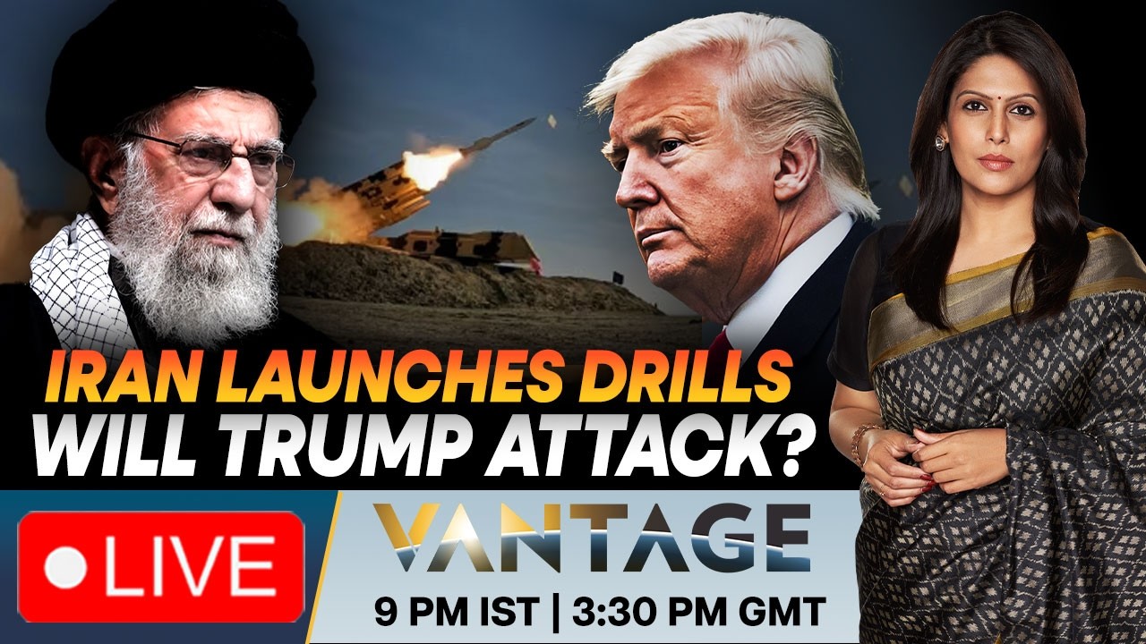 LIVE: Will Trump Attack Iran? US Army Braces For "Weeks-long" Mission | Vantage with Palki Sharma