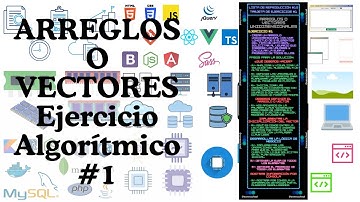 Arreglos O Vectores Ejercicio Algorítmico #1 Análisis 🤓 - Construcción 💻PSEUDOCÓDIGO - PSEINT