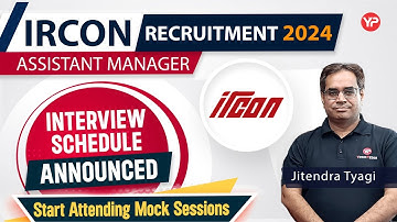 IRCON Recruitment 2024 Assistant Manager| Interview Schedule Announced | Start Preparation