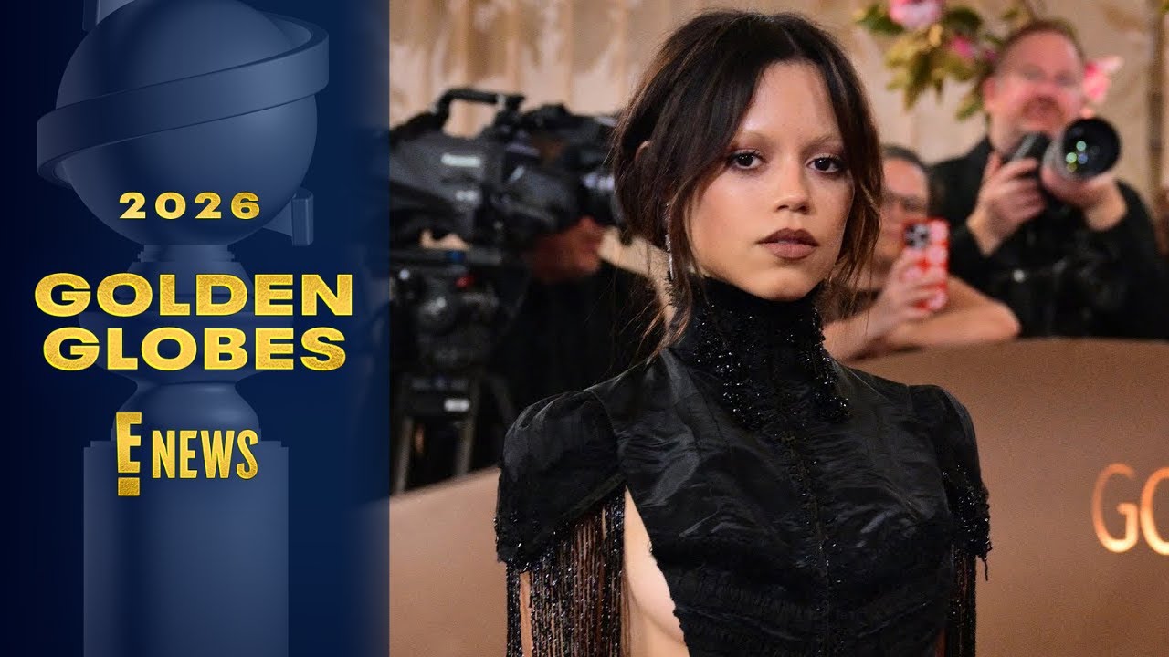 Jenna Ortega Stuns in Gothic Backless Dress at Golden Globes 2026 | E! News Jenna Ortega Stuns in Gothic Backless Dress at Golden Globes 2026 | E! News