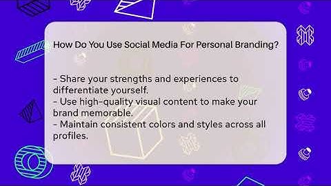 How Do You Use Social Media For Personal Branding? - Everyday-Networking