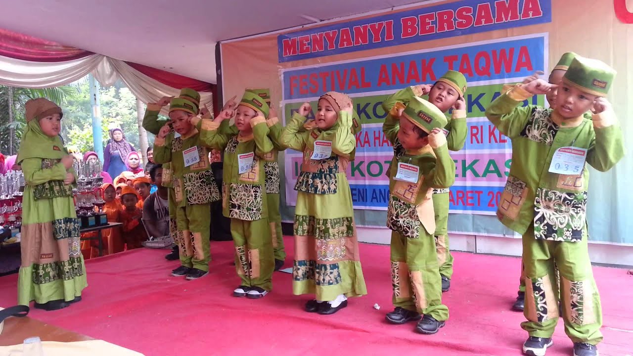 Lagu wajib Raudhatul Athfal - TKIT Al Huda Bekasi