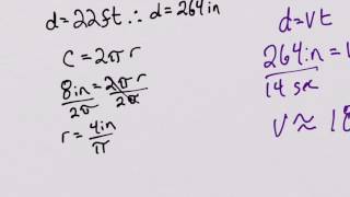 Angular and linear velocity lab