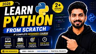 Learn Python from Scratch (2026)🔥 | Complete Beginner Course for Freshers & Non-IT | KT Sessions