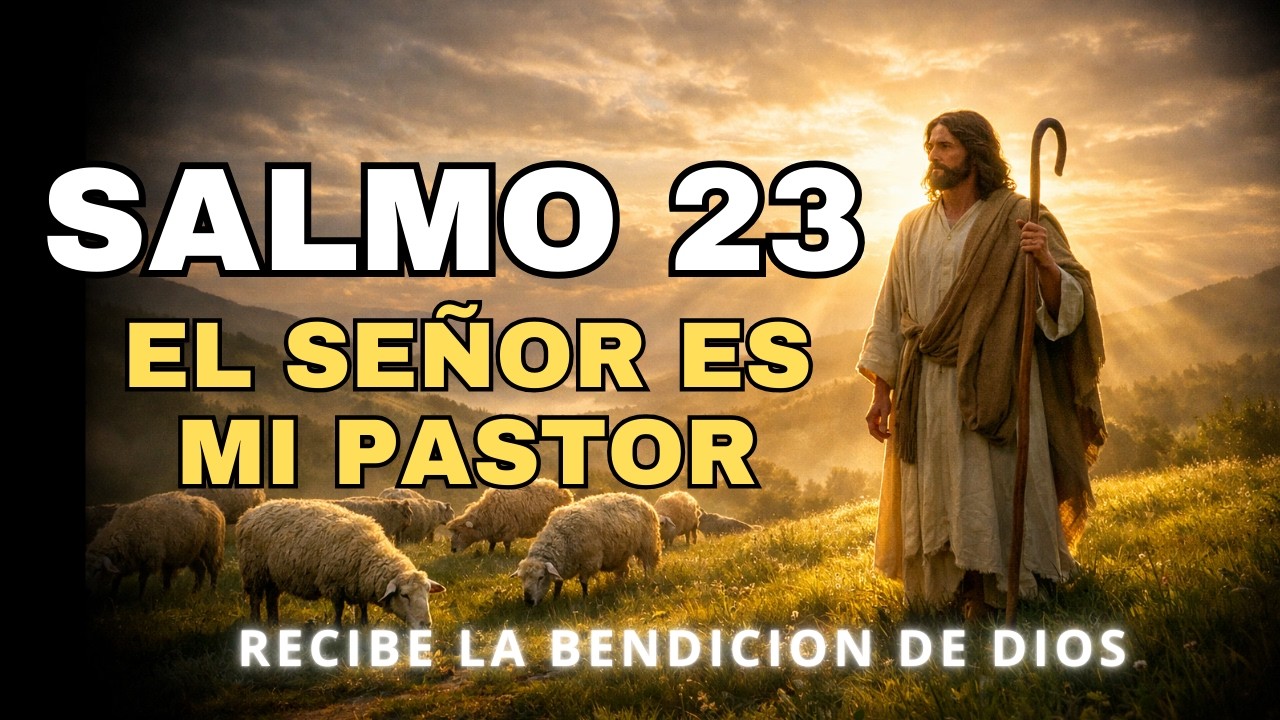 Dios es Mi Pastor, Nada Me Faltará | Oración Poderosa con el Salmo 23 ✨