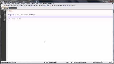 PHP Basics: Include / Require