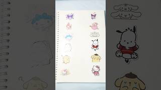 Kawaii Stickers! Sanrio Kuromi my melody cinnamoroll pochacco pompompurin hello kitty