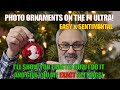 How I Turned Family Photos into MAGICAL Christmas Ornaments with a Laser! 🎄✨ (XTool F1 Ultra)