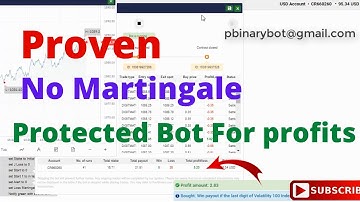 Proven Binary.com Bot - Non Martingale Binary Bot | Certified Martingale Protected Bot For Profits