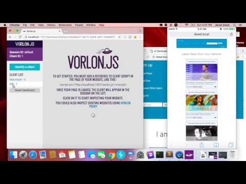 Using Vorlon to Debug Remotely