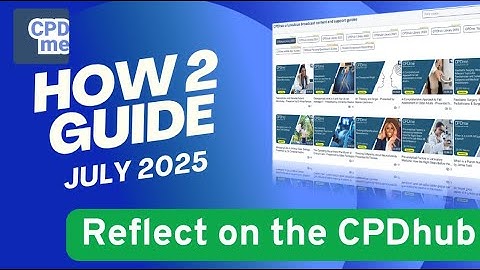 🎥 Watched a Video on the CPD Hub? Here’s What to Do Next! Editing an Entry from the CPDhub
