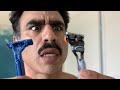 How to shave. Gillette/ 99 cent razor