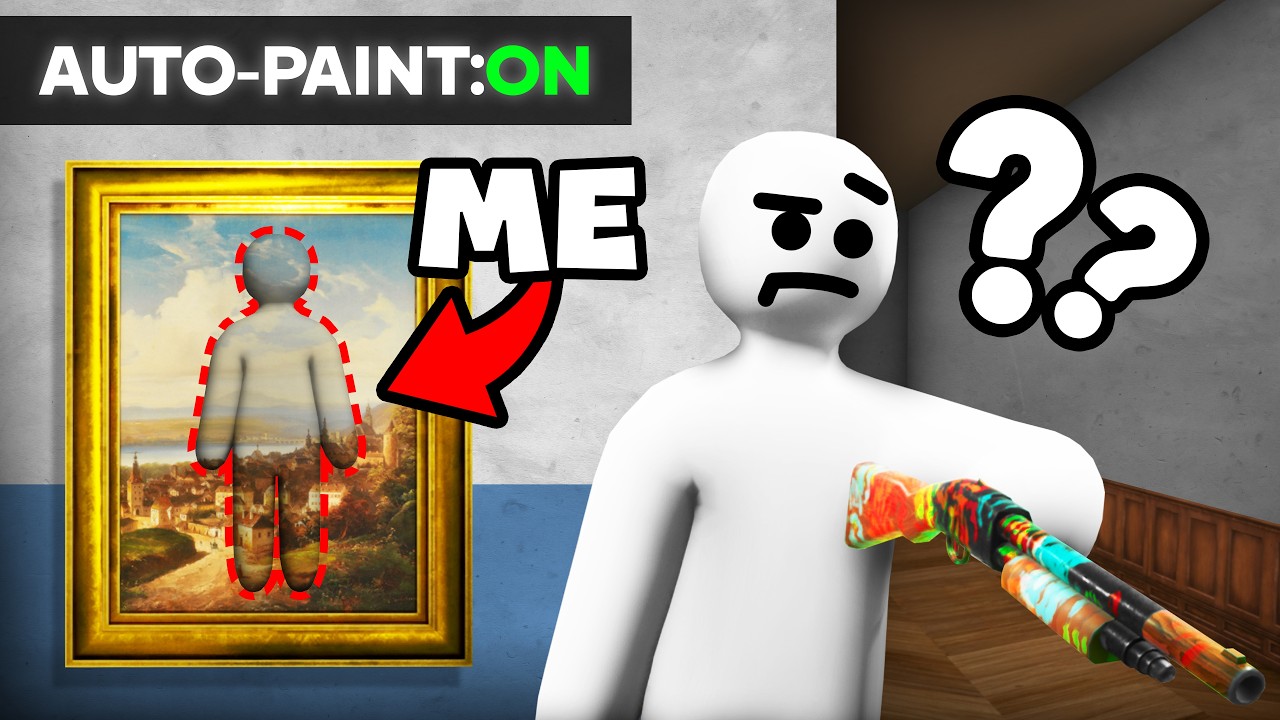 Trolling With AUTO PAINT MOD in Meccha Chameleon!