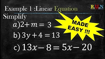 Linear Equation |one unknown| NSSC