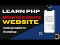 05 Dashboard header design in Bootstrap - Dot Cod