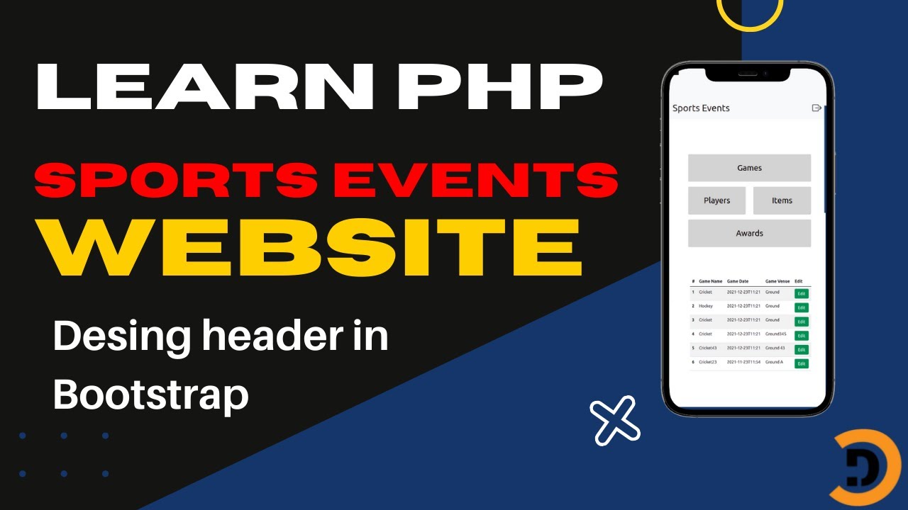 05 Dashboard header design in Bootstrap - Dot Cod - YouTube