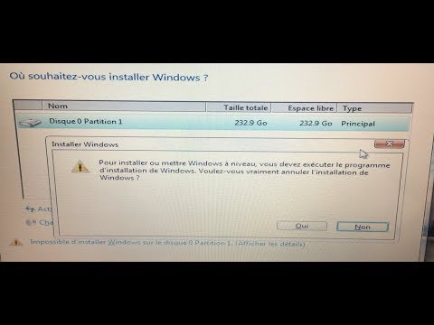 Windows cannot be installed on this disk