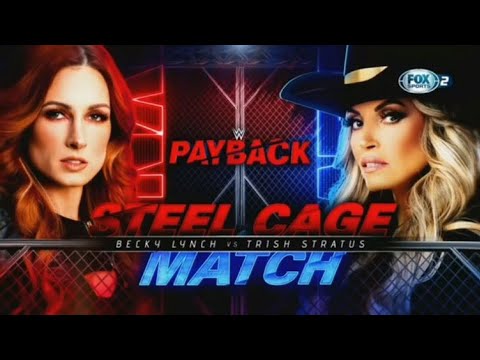 Becky Lynch vs Trish Stratus - Steel Cage Match, WWE2K23