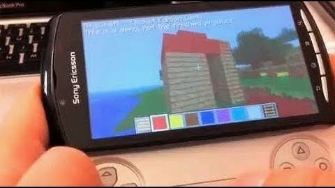Minecraft Xperia Play - E3 2011: Details Exclusive