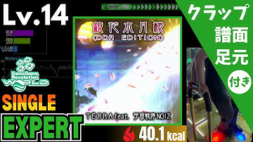 【DDR WORLD】Lv.14 鏡花水月楼 (DDR EDITION)（ESP）【譜面＋足元＋クラップ】