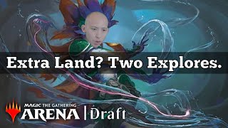 Extra Land? Two Explores. | The Lost Caverns Of Ixalan Draft | MTG Arena