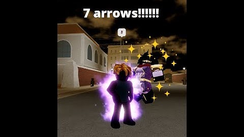 Using arrows until i get a shiny part2 yba