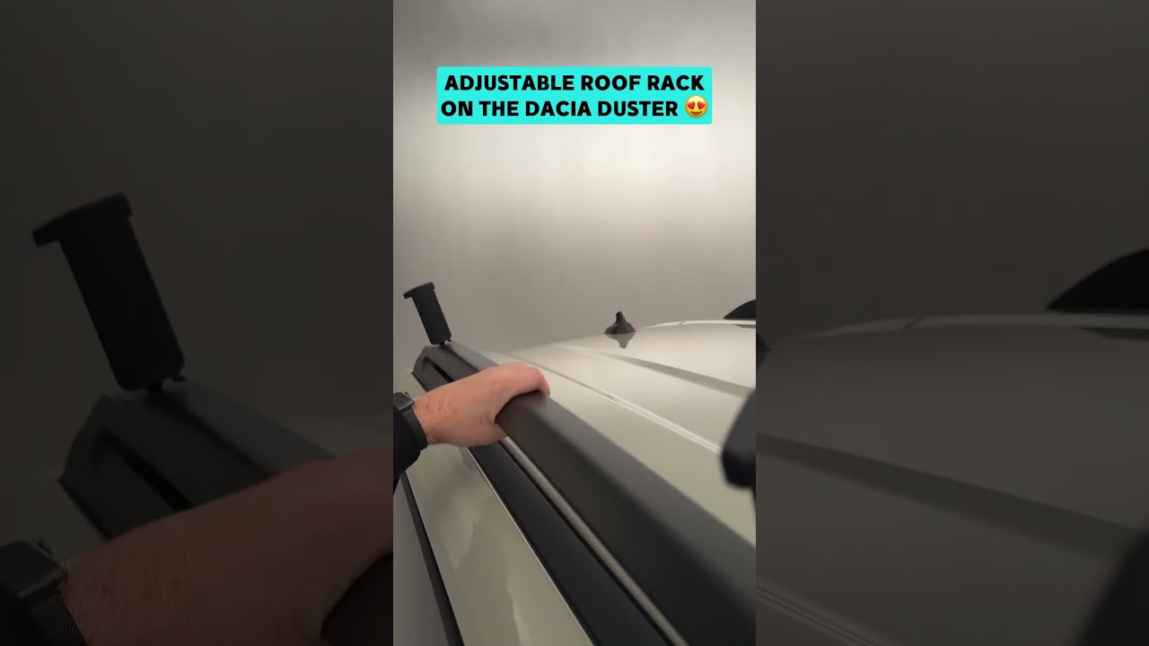 New Dacia Duster And Its Adjustable Roof Rack 