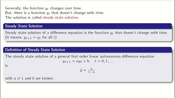 Stability of Solution of First Order Linear Autonomous Difference Equations
