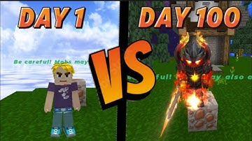 DAY 1 TO DAY 100 ONLY TRADE HOW TO GET RICH IN BLOCK MAN GO SKY BLOCK