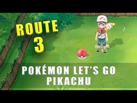 Video: Pokemon Let's Go Route 3 - Tilgængelige Pok Mon, Varer Og Trænere